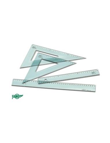 ESCUADRA PLASTICO 25 CMS. FAIBO