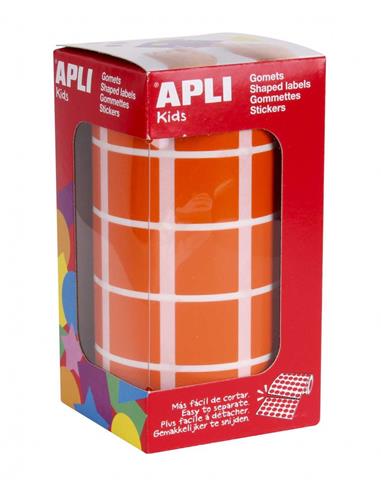 ROLLO GOMETS CUAD. 20x20 NARANJA 11498