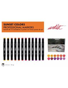 ESTUCHE GAMA ARTIST 12 ORANGE AB-0718