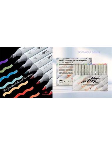 ESTUCHE 12 PROFES. BRUSH MARKERS AB-1213