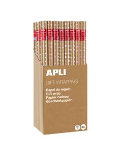 ROLLO PAPEL REGALO 0,70x2 KRAFT 19324