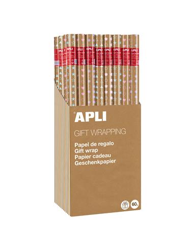 ROLLO PAPEL REGALO 0,70x2 KRAFT 19324