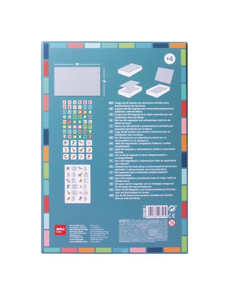 CAJA MAGNETICO LETRAS 60U 16816