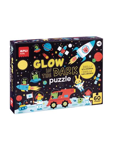 CAJA PUZLE GLOW THE DARK ESPACIO 18813