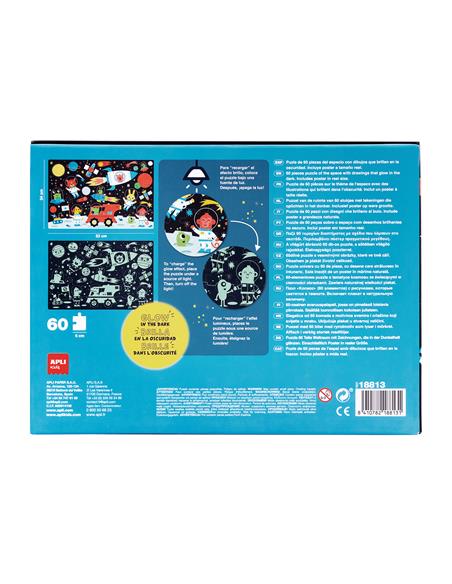 CAJA PUZLE GLOW THE DARK ESPACIO 18813