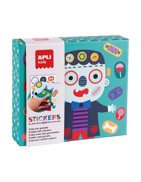 CAJA STICKERS BOX MONSTRUOS 19139