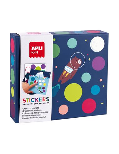 CAJA STICKERS BOX FLY ON THE MOON 19140