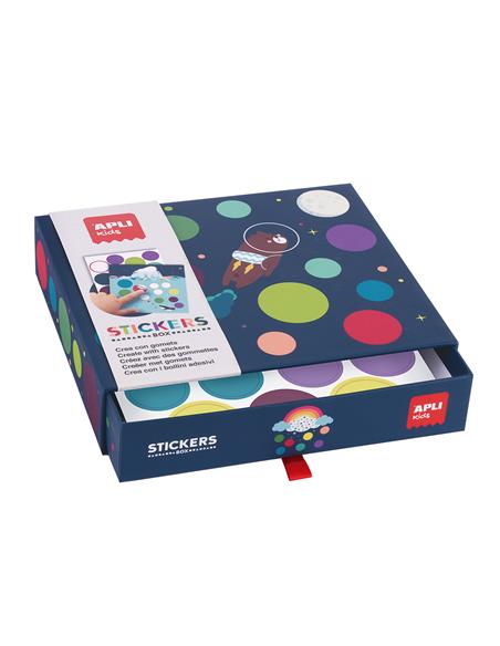 CAJA STICKERS BOX FLY ON THE MOON 19140