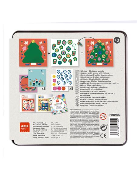 CAJA METAL STICKERS GAME BOLA 19245