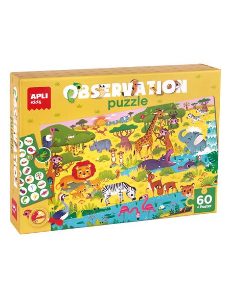 CAJA PUZLE OBSERV. JUNIOR SELVA 60U 19221