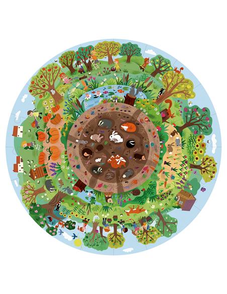 CAJA PUZLE CIRCULAR BIOSFERA 48U 19134