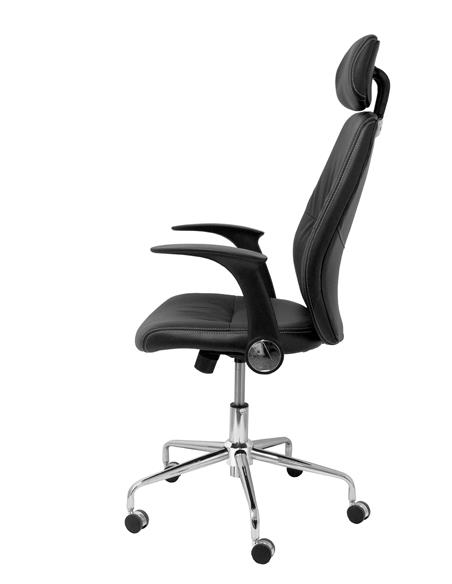 SILLA HUELVES SIMIL PIEL NEGRO 239DBSPNEC