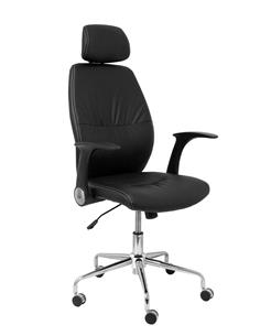 SILLA HUELVES SIMIL PIEL NEGRO 239DBSPNEC