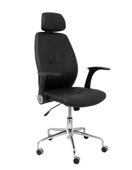 SILLA HUELVES SIMIL PIEL NEGRO 239DBSPNEC