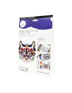 SET SIMPLY GOUACHE ACTIV. GATO D126100112