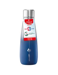 BOTELLA ACERO INOX. 500 ML. AZUL 871103