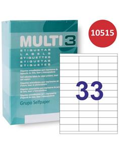 CAJA ETIQUETAS MULTI3 R-10515 70x25,4 500H