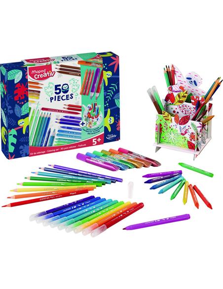 ESTUCHE PINTURAS MAPED 50 PZS. 907037