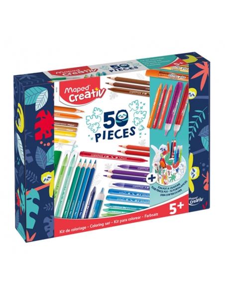 ESTUCHE PINTURAS MAPED 50 PZS. 907037