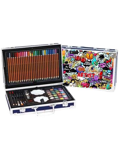 SET ART STUDIO ALUM. 145 PZAS. AB-0906