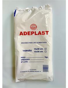 PTE. BOLSAS PLASTICO 15x30 1KG