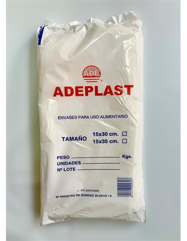 PTE. BOLSAS PLASTICO 15x30 1KG