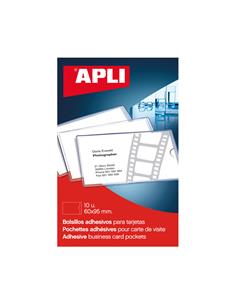 BOLSILLO ADHESIVO TARJETA 60x95 R-2580