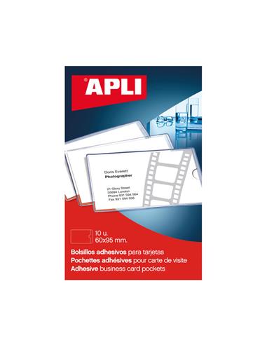 BOLSILLO ADHESIVO TARJETA 60x95 R-2580