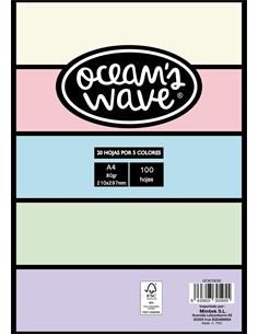 PAPEL A4 100H PASTEL 80 GR. OCW70030