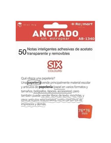 TACO 50 NOTAS INTELIG. ACETATO AB-1340