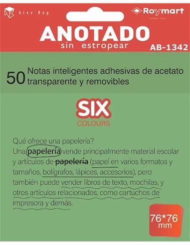 TACO 50 NOTAS INTELIG. ACETATO AB-1342
