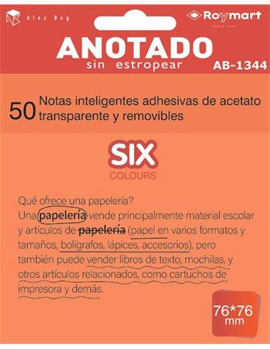 TACO 50 NOTAS INTELIG. ACETATO AB-1344