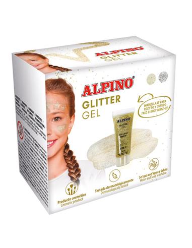 ESTUCHE 6 GLITTER GEL ORO DL000616