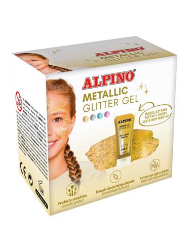 EST. 6 GLITTER GEL METAL. ORO DL000612