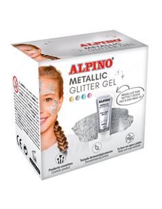 EST. 6 GLITTER GEL METAL. PLATA DL000611
