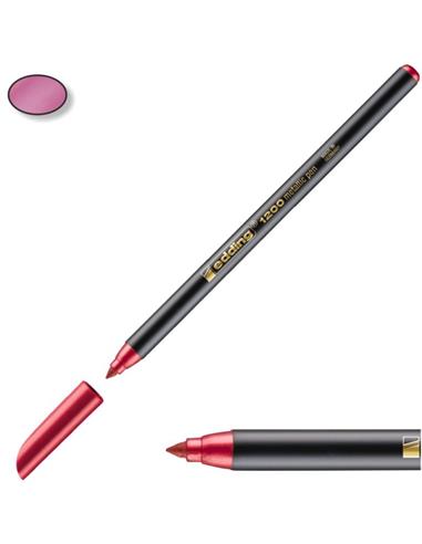 ROTULADOR EDDING 1200 ROJO METAL 072
