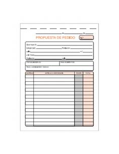 TALONARIO 4º P.PEDIDOS CTE. T-27