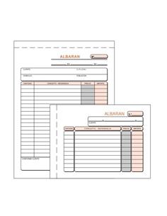 TALONARIO 8º ALBARANES DUPLICADO T-123