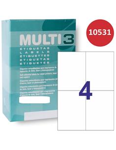 CAJA ETIQUETAS MULTI3 R-10531 105x148 500H