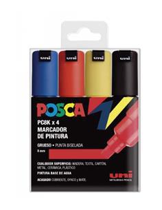 ESTUCHE 4 ROTULADOR POSCA 182634676