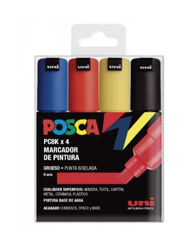 ESTUCHE 4 ROTULADOR POSCA 182634676