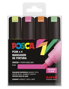ESTUCHE 4 ROTULADOR POSCA 182634858