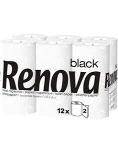 PAPEL HIGIENICO RENOVA BLACK PTE.12