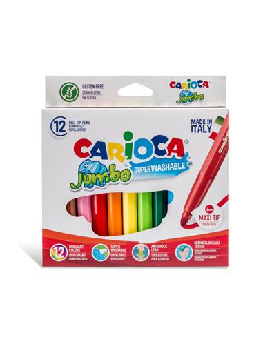 C/ROTULADOR JUMBO 12/C CARIOCA