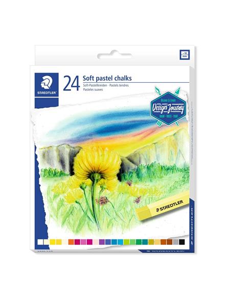 C/CERAS PASTEL 24COL. STAEDTLER 2430C24