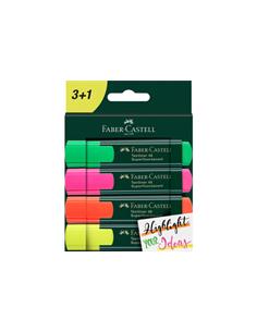 ROTULADOR FLUOR F.CASTELL 3+1 254831