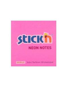 NOTAS ADHESIVAS 76x76 ROSA NEON 21165