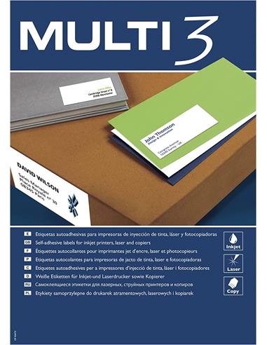 CAJA ETIQUETAS MULTI3 R-4728 99,1x38,1 100H