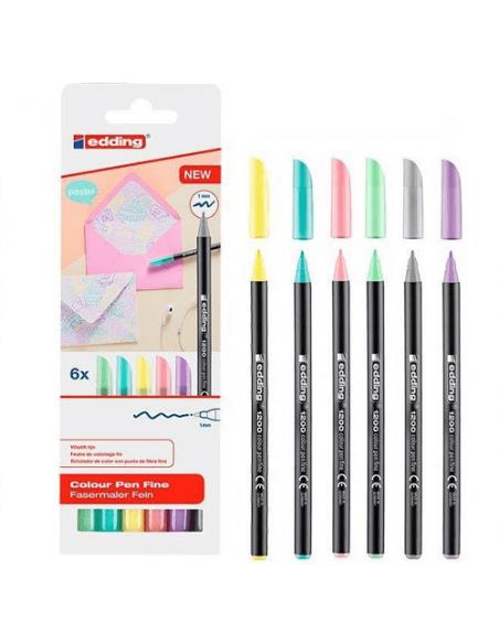 ROTULADOR EDDING 1200 6/COL. 4-1200-6-2999