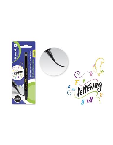 ROTULADOR PINCEL LETTERING NEGRO 330011